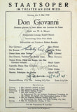 Vienna Opera - Signed Program Lot 1947-1949