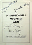Vienna Opera - Signed Program Lot 1947-1949