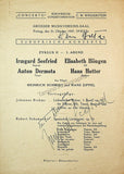 Vienna Opera - Signed Program Lot 1947-1949